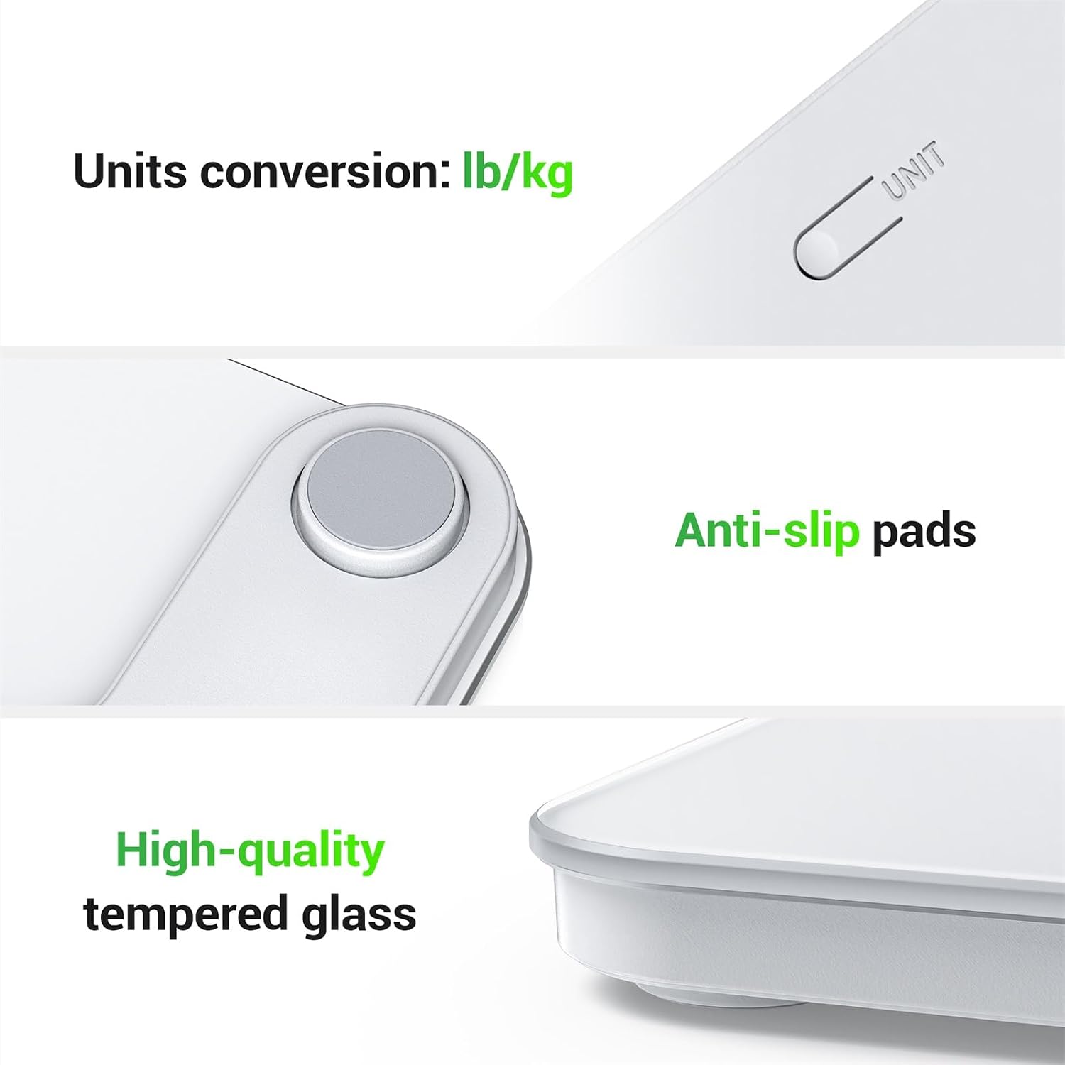 Bathroom Scale for Body Weight, Highly Accurate Digital Weighing Machine for People, Upgraded Batteries Included