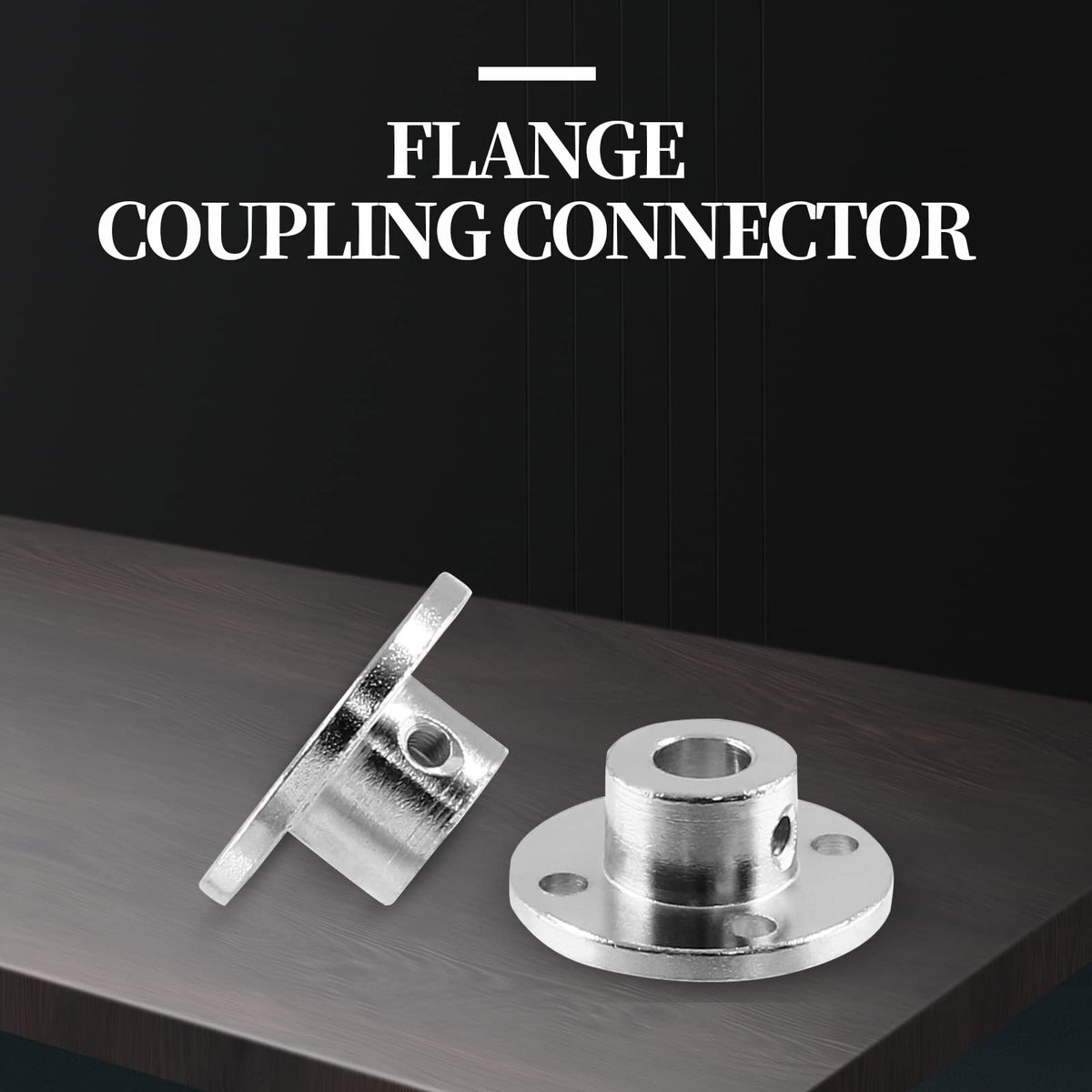 Litoexpe 4 Pieces 7mm Rigid Flange Coupling Connector