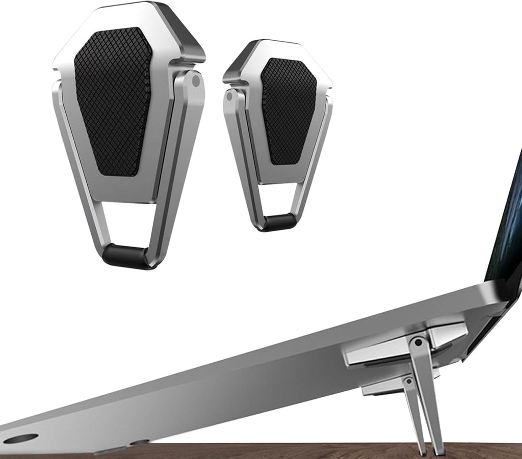 Laptop Stand Portable,Zinc Alloy Laptop Mini Stand,Laptop Riser Invisible,Ergonomic Laptop Stand Cooling Suitable for
