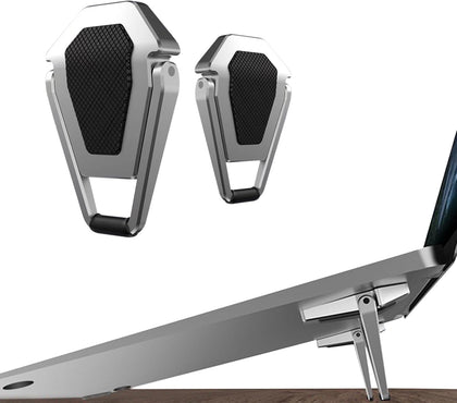 Laptop Stand Portable,Zinc Alloy Laptop Mini Stand,Laptop Riser Invisible,Ergonomic Laptop Stand Cooling Suitable for