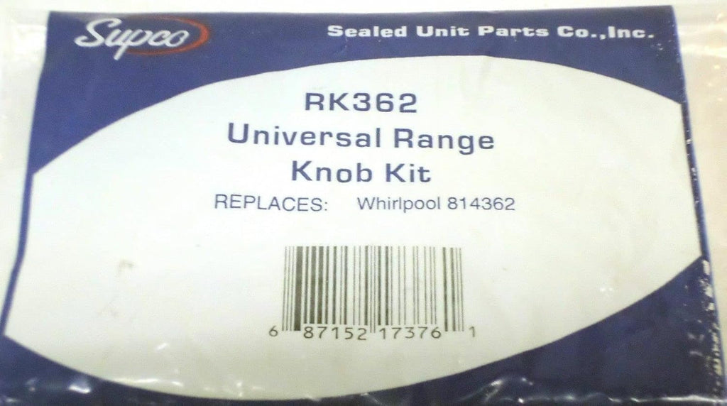 814362 For Whirlpool Electric Range Burner Oven Knobs AP3139541 PS389194