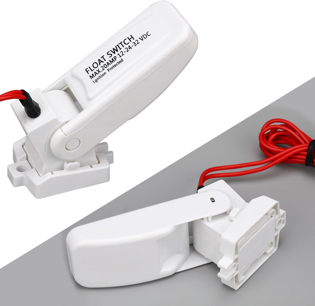 Landhoow Automatic Boat Bilge Pump Float Switch, 12v 24v 32v