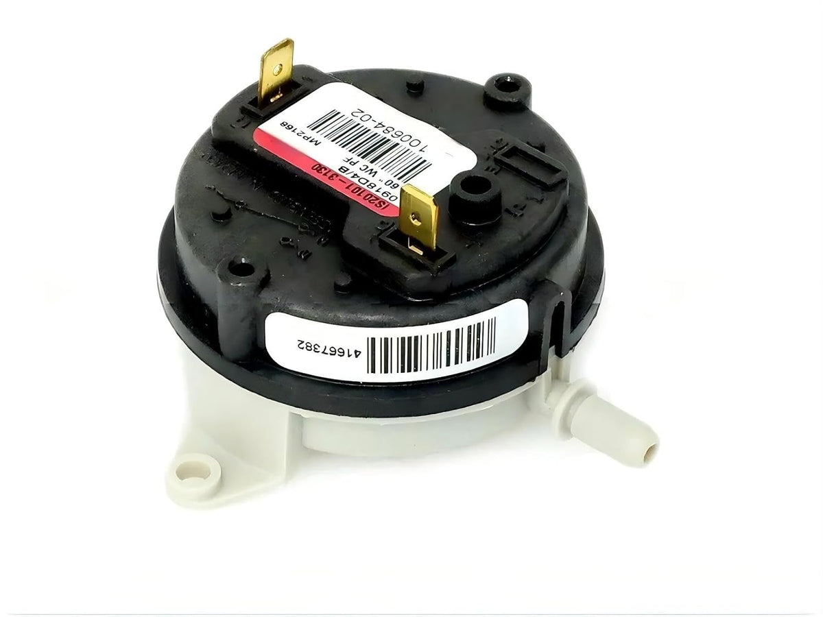 R100684-02 Furnace Pressure Switch - for Honeywell 100684-02 IS20101-3130 65W49 65W4901 100684-09 R100684-09 56W65 56W6501 9370VO-HS-0039 - Furnace Replacment Air Pressure Switch - 0.60" w/c