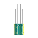 10-Pack 25V 47uF Premium Quality Low ESR Electrolytic Capacitors 5x11mm (0.2x0.43in), 25Volt 47MFD High-Frequency Caps with Superior Performance