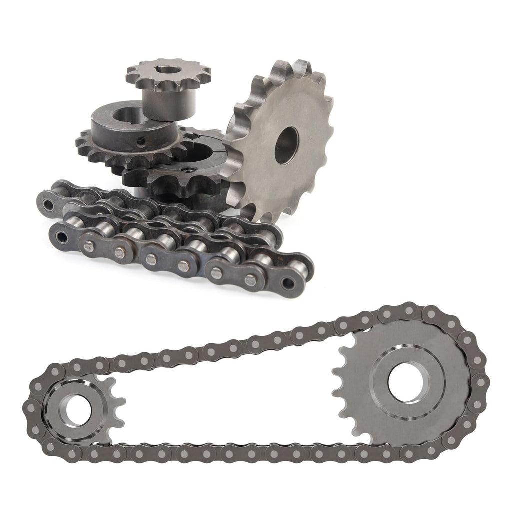 uxcell ISO/DIN 06B-1 Roller Chain Sprocket B Type 20mm Bore,3/8" Pitch