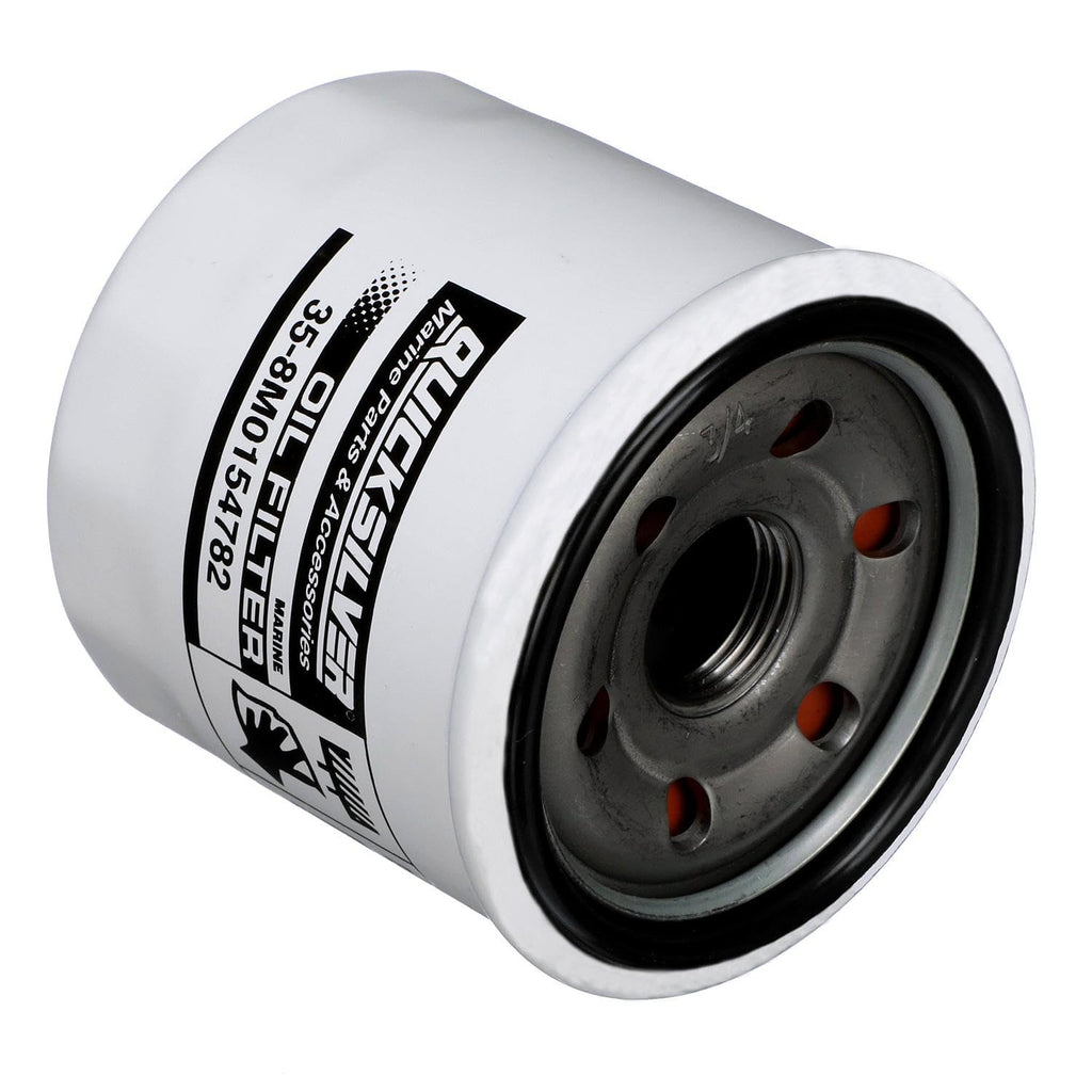 Quicksilver 20 Micron Oil Filter for Outboard Engines - Replaces Johnson/Evinrude 5033919, 778887, Mallory 9-57815, Suzuki 16510-82703, Sierra 18-7897