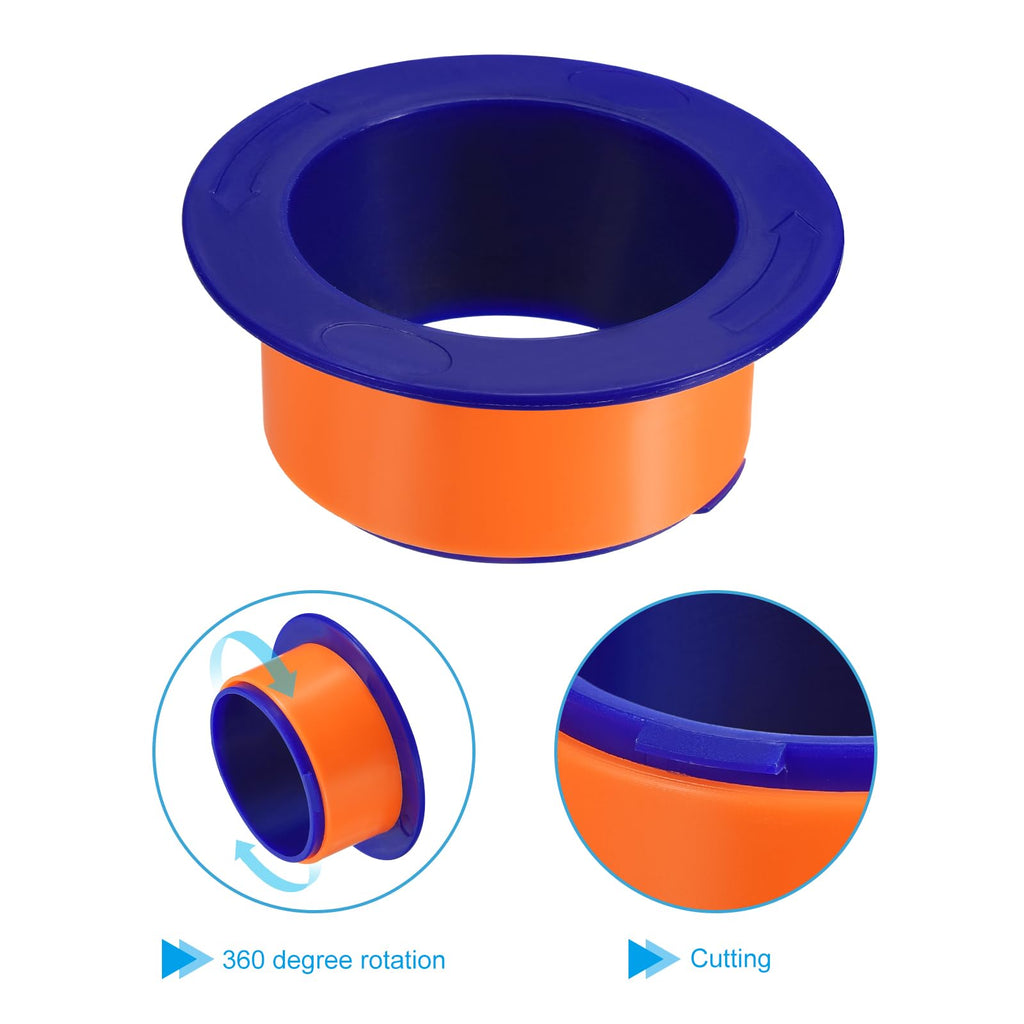 4 Inch Shrink Wrap Handle, 2Pcs Stretch Wrap Dispenser Stretch Film Dispenser Plastic Hand for 76mm Above Core