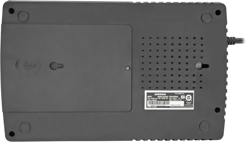 Eaton Tripp Lite AVR900U 900VA UPS 480W Battery Backup Surge Protector AVR | 12 Outlets, Replaceable Battery, 5ft