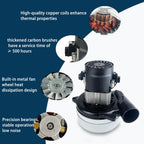 Upgraded 116472-13/00 Vacuum Motor, Includes Motor Gasket/2 Additional Pair