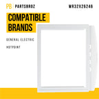 Refrigerator Pan Cover Frame for General Electric GE GSS25GYPFCFS