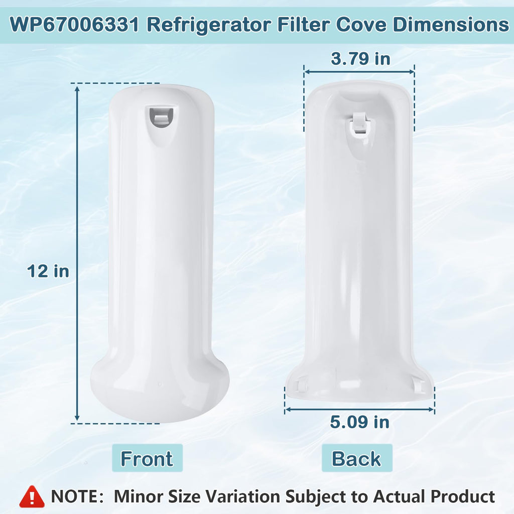WP67006331 Water Filter Lid Replacement for Whirlpool Refrigerator