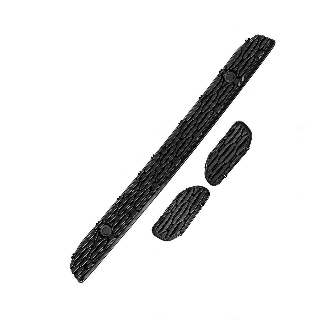Front Lower Bumper Grille and Tow Hook Cover Compatible with Dodge RAM 1500 2019-2024