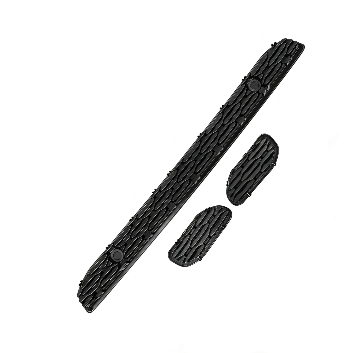 Front Lower Bumper Grille and Tow Hook Cover Compatible with Dodge RAM 1500 2019-2024