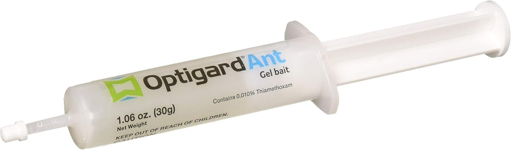 TRTD11568 - Optigard Ant Bait Gel Box - 4 Tubes w/ Plunger - 30g each tube, White