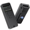 2D Bluetooth Barcode Scanner Wireless with Display Screen with Magnetic Suction Clip,Portable Mini Library Book