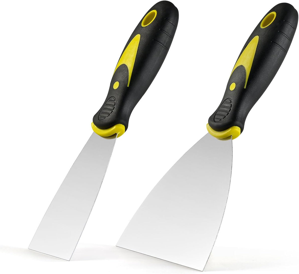 Putty Knife Set, 2" 4" Paint Scraper & Spackle Knife