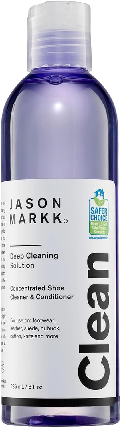 Deep Cleaning Solution, Shoe Cleaner, Cleans & Conditions, Sneaker Care, Ideal for Footwear, Safe for Leather, Suede