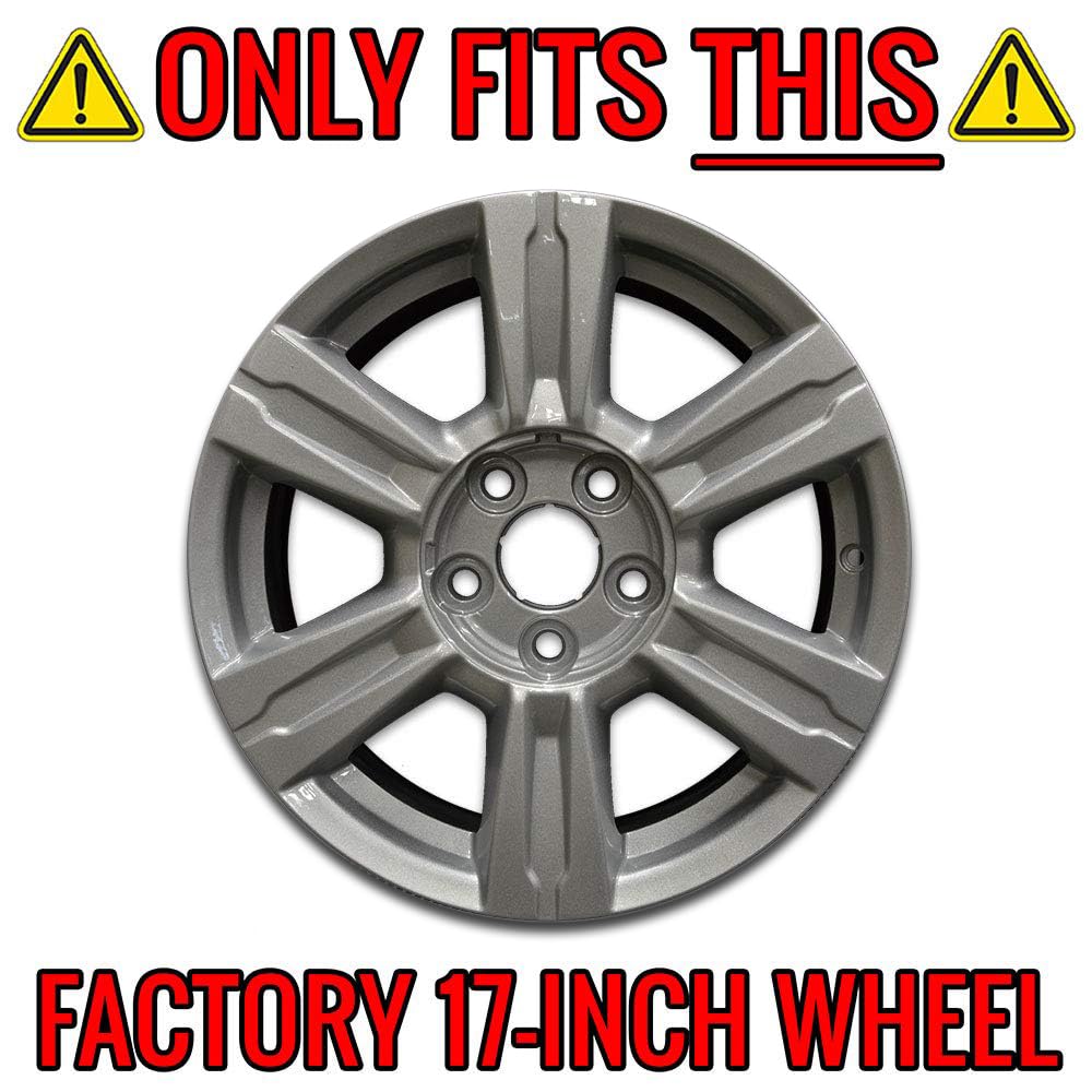 17" Chrome Wheel Skin Kit fits GMC Terrain 2014-2017 - ABS 4 Pack