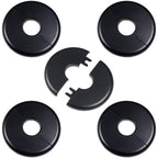 5Pcs Self-Adhesive Split Flange for 1" Pipe, ABS Round Escutcheon Plate