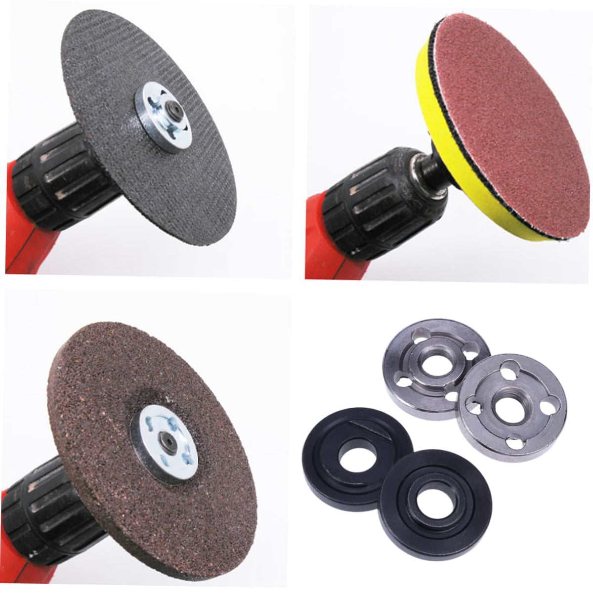 100 Type Angle Grinder Pressure Plate Flange Set, 2 Sets