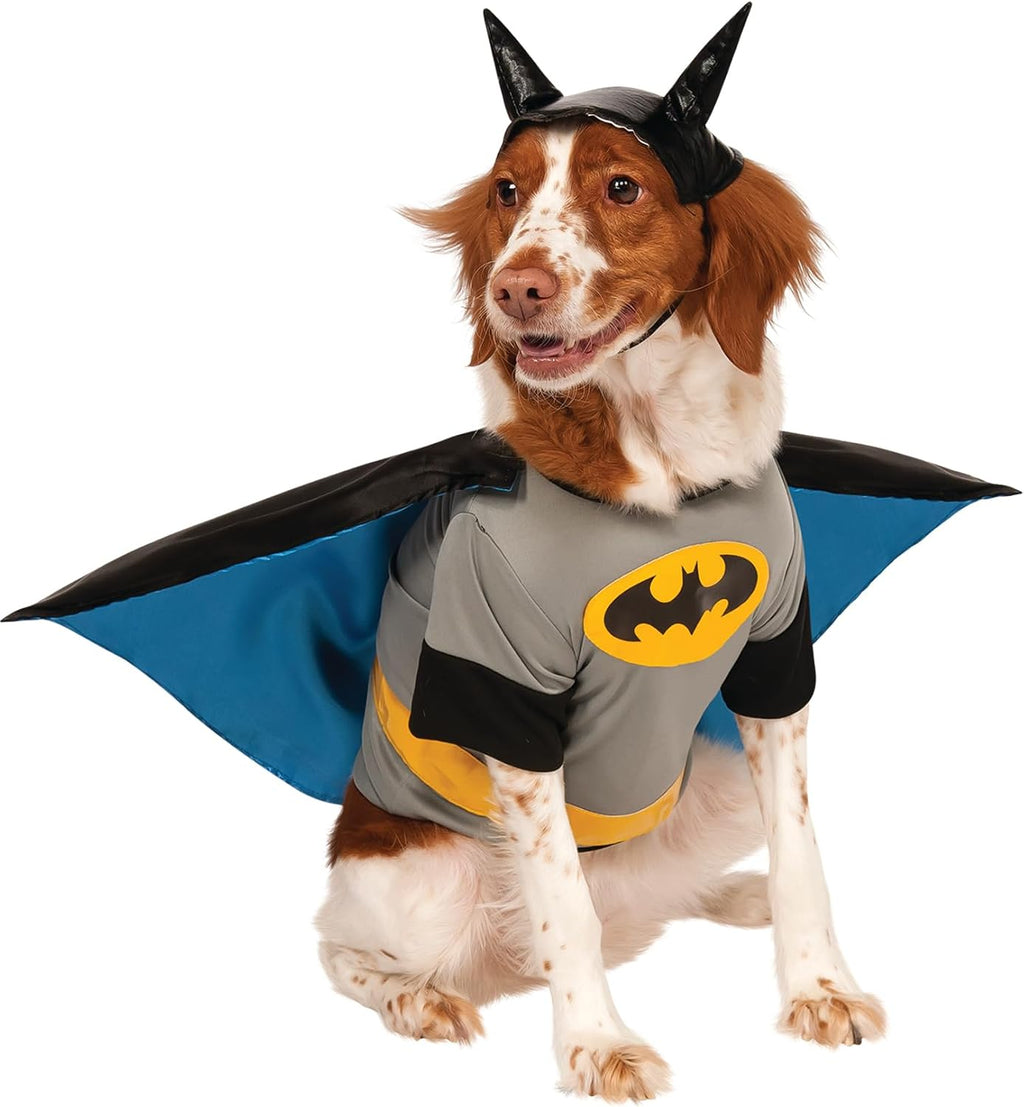 DC Comics Superheroes: Batman Pet Costume for Dogs or Cats by Rubies, XXXL