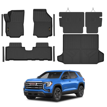 Floor Mats & Cargo Liner & Backrest Mat Custom for GMC Terrain 2018-2024