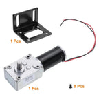 5840-31ZY Worm Gear Motor DC 12V/24V 7RPM~470RPM Speed Adjustable Miniature Small High Torque Power 5.0 1PCS(80RPM,24V)