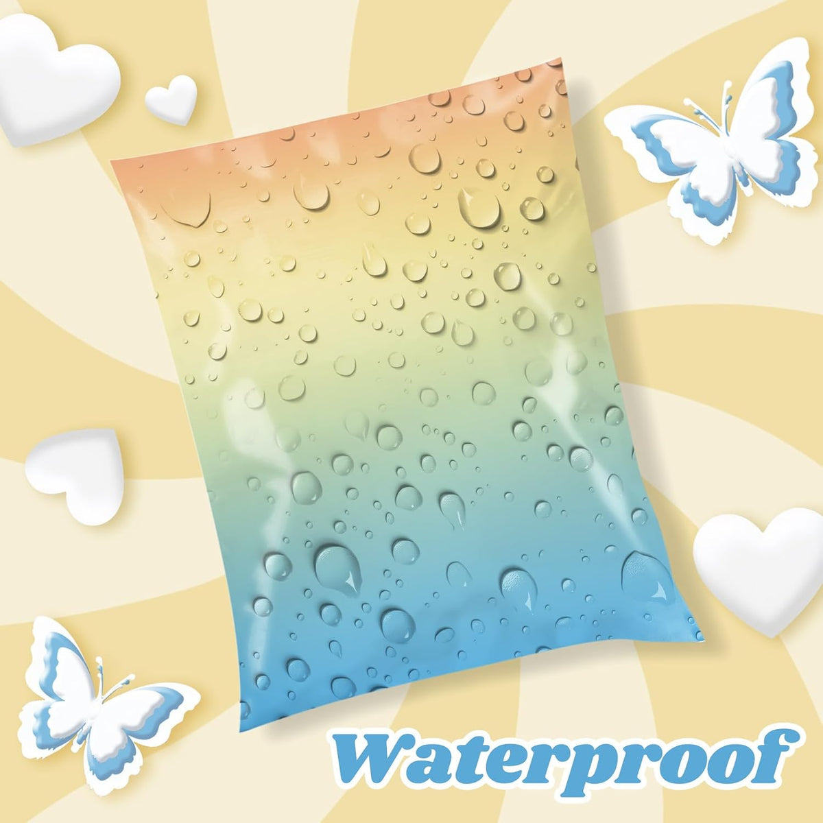 Cute Poly Mailers 10x13" 50pc Small Shipping Bags Self Seal