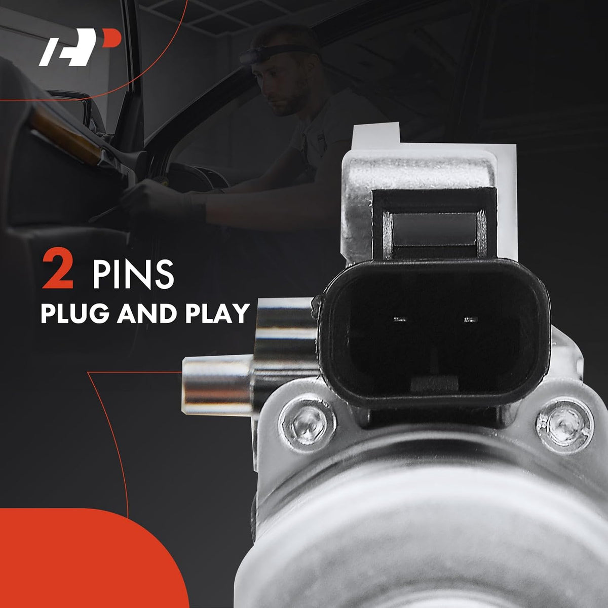 A-Premium Power Window Lift Motor, with 2-Pin Plug