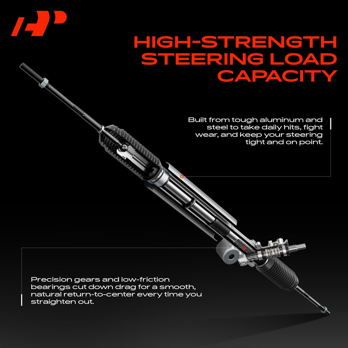 A-Premium Power Steering Rack and Pinion & Outer Tie Rod End Kit