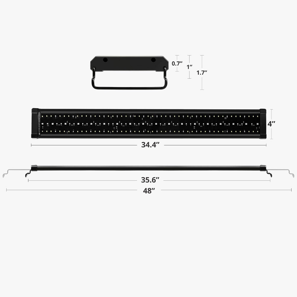 ClassicLED Marine Saltwater Aquarium Light, 36W for 36–48 inch Tanks