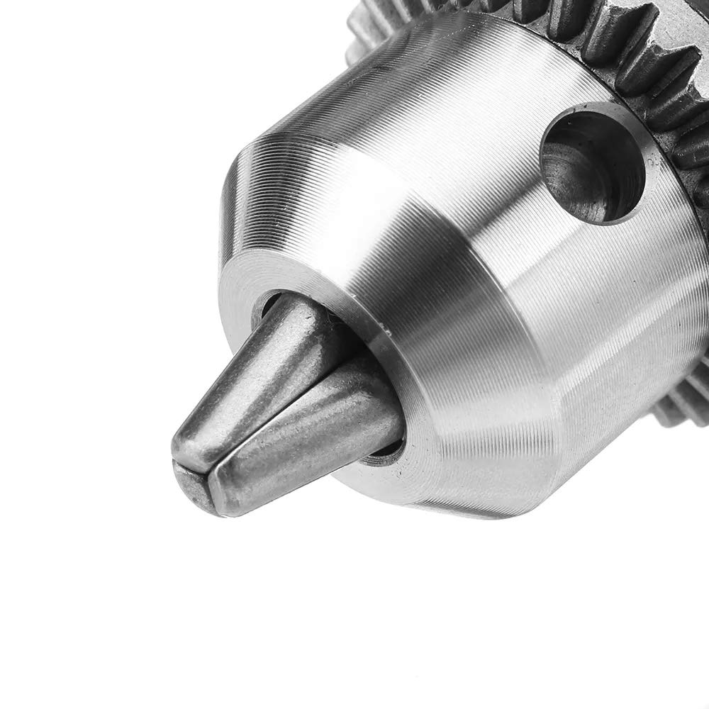 Keyed Drill Chuck,3/8"-24UNF Mount 1.5-10mm Capacity Driver Adapter