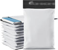 7.5"x10.5" Poly Mailers, 100 Pack, 2.5 Mil, White Self Seal Waterproof, GPI