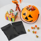 Black Resealable Bags Packaging Bags 3x4 Inch