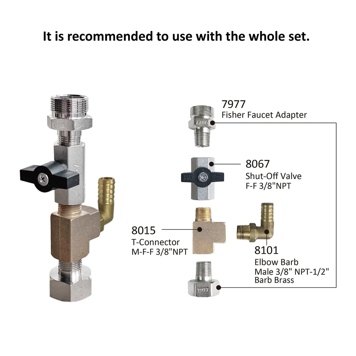 Faucet Adapter- Fisher, 7977