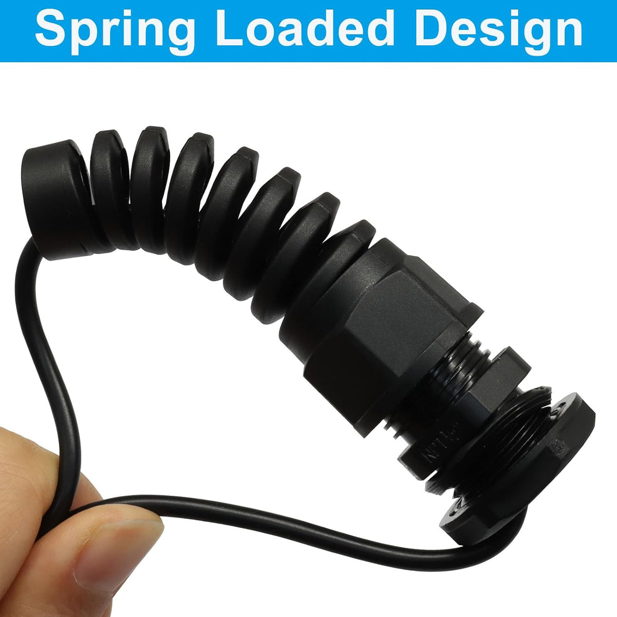 4Pcs Strain Relief Cord Connector Cord Grip NPT 1/2"