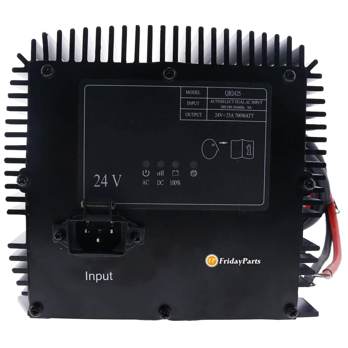 FridayParts 24V 25A Battery Charger 128537 Compatible for Skyjack Lift 3015 3219 3220 3226 4620 4626 4832