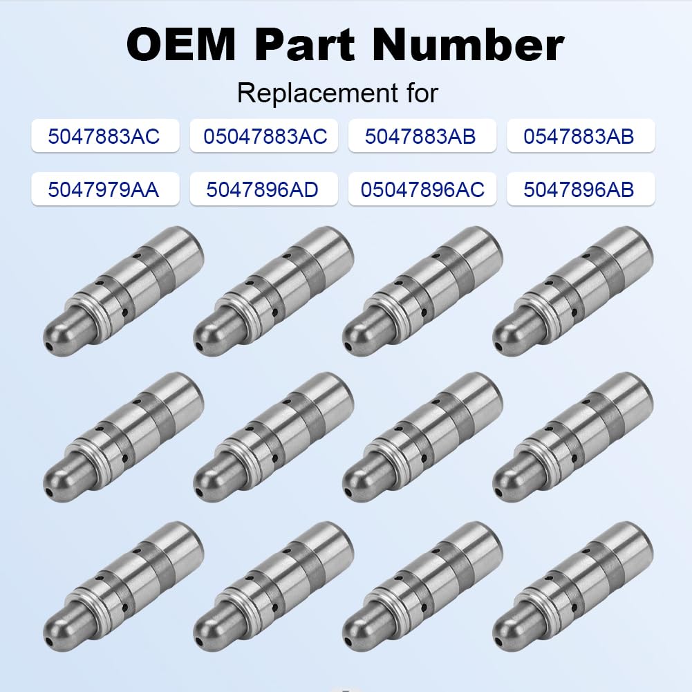 12PCS Valve Lifter Compatible with Chrysler Pacifica Voyager Dodge Durango