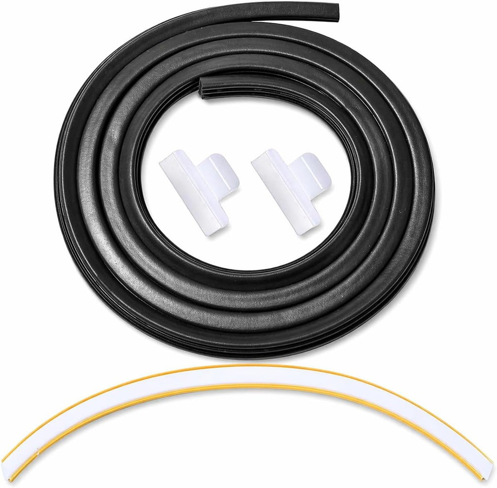 154701001 Dishwasher Door Seal Replacement for Frigidaire, Electrolux, Kenmore, Crosley - Replaces 154827601, 809006501, 154845301, AP5690109, PS8260227
