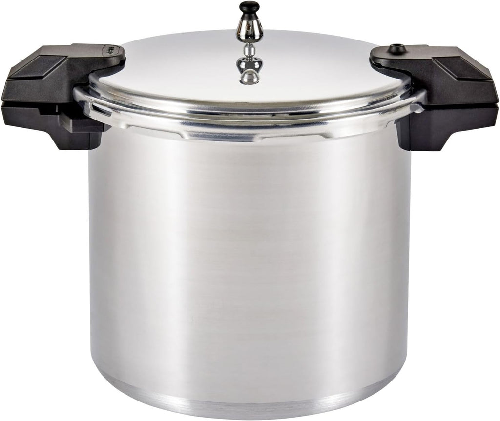 22 Qt Aluminum Pressure Canner with 3 Regulators, 5, 10 & 15 PSI