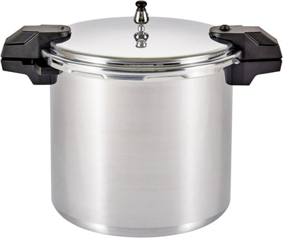 22 Qt Aluminum Pressure Canner with 3 Regulators, 5, 10 & 15 PSI