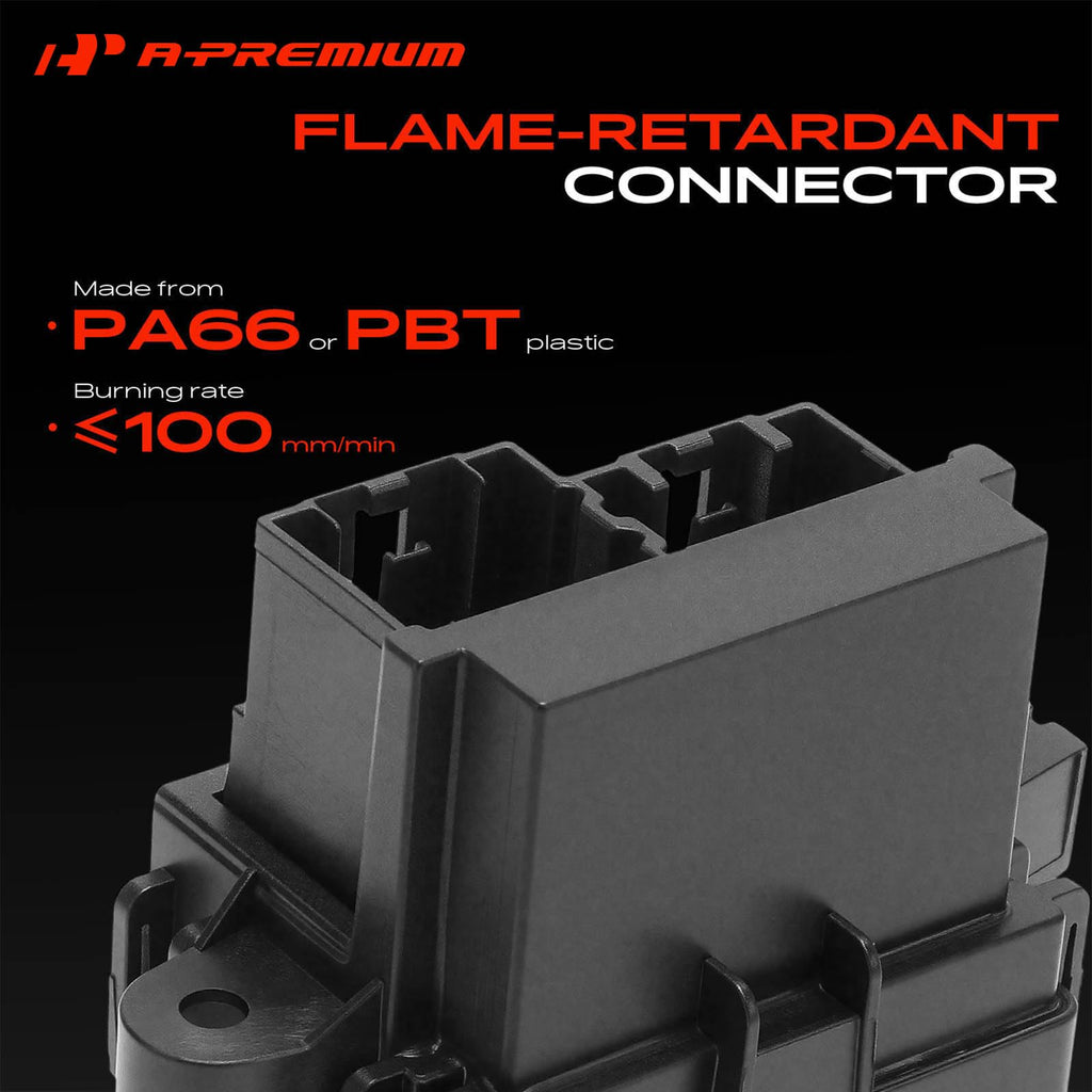 A-Premium Front HVAC Blower Motor Resistor with 2+2 Pins Connector