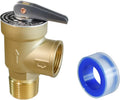 VAV 30 PSI Boiler Relief Valve,3/4" NPT, Lead-Free Brass, CSA Listed