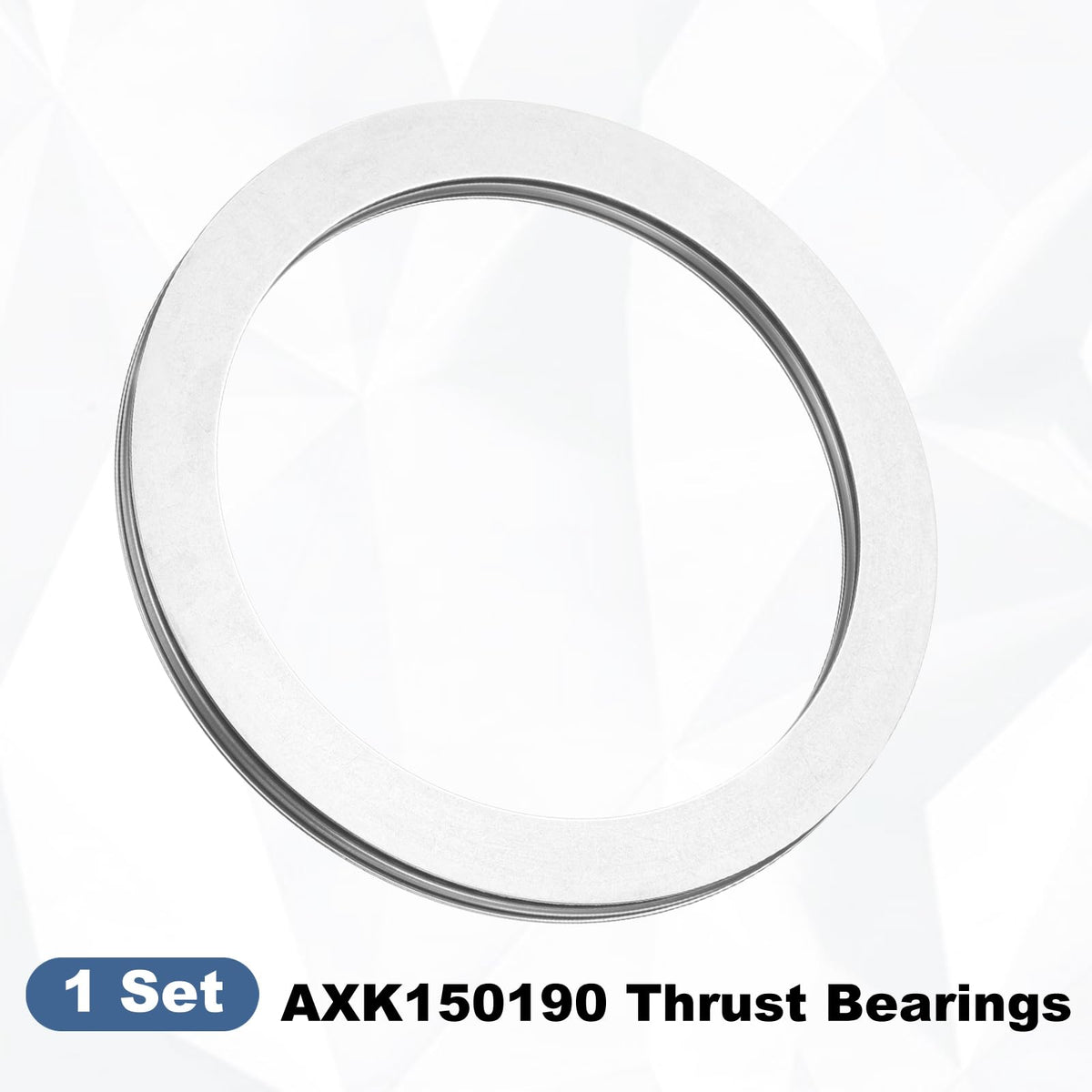 uxcell AXK150190 Thrust Needle Roller Bearings with Washers, ID 150mm