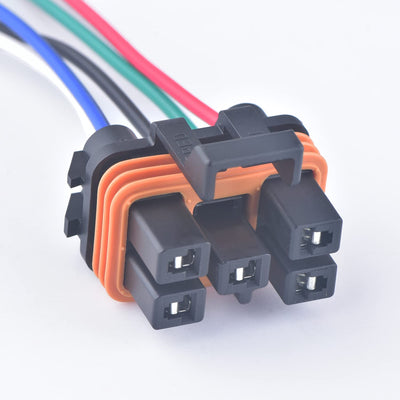 DECKBU 5 Pin Female Auto Waterproof Connector Wiring Harness Plug for Cummins CAT Carter Detroit The 60 Series ECM LED Lights