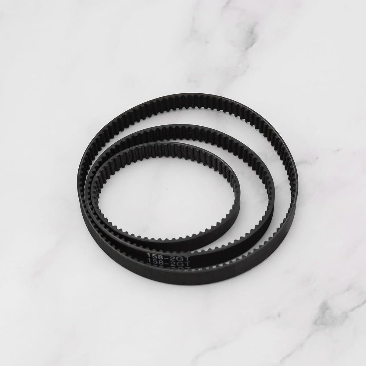 Create idea 6PCS 2GT-6 3D Printer Timing Belt 110mm 122mm 158mm 200mm 300mm 400mm Closed Loop Rubber Belt 6mm Width & 2PCS Timing Belt Pulley 20 Teeth 5mm Bore