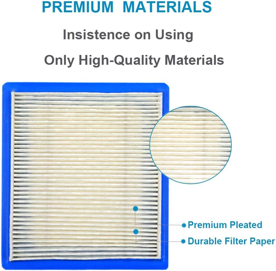 2 Pack XT650 Air Filter with Metal Protection, Compatible with Kohler XT675 Engine 14-083-22-S 14-083-22-S1 Lawnboy Toro Lawn Mower Air Filter