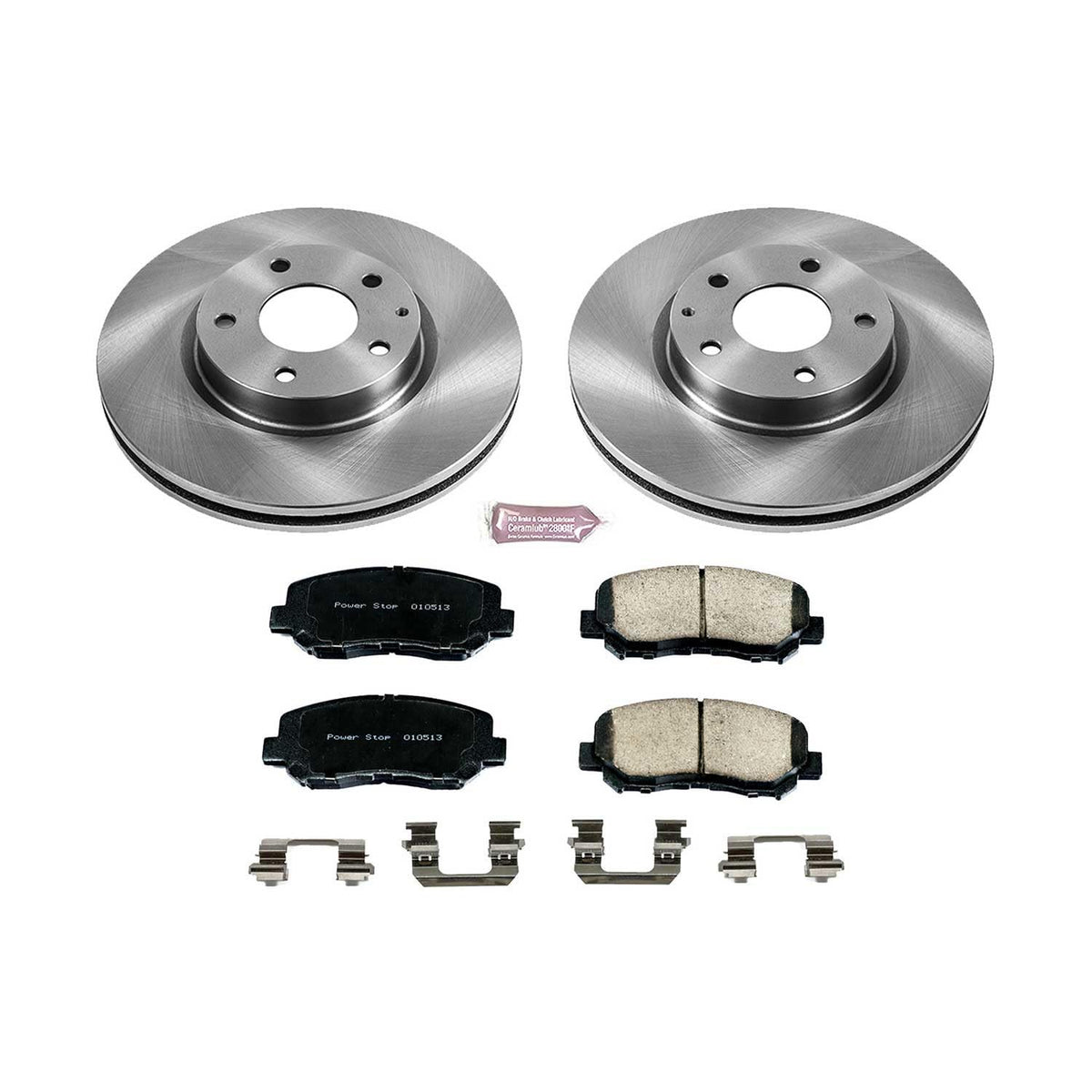 PowerStop Z17 Replacement Brake Pad & Rotor Kit Front KOE6967