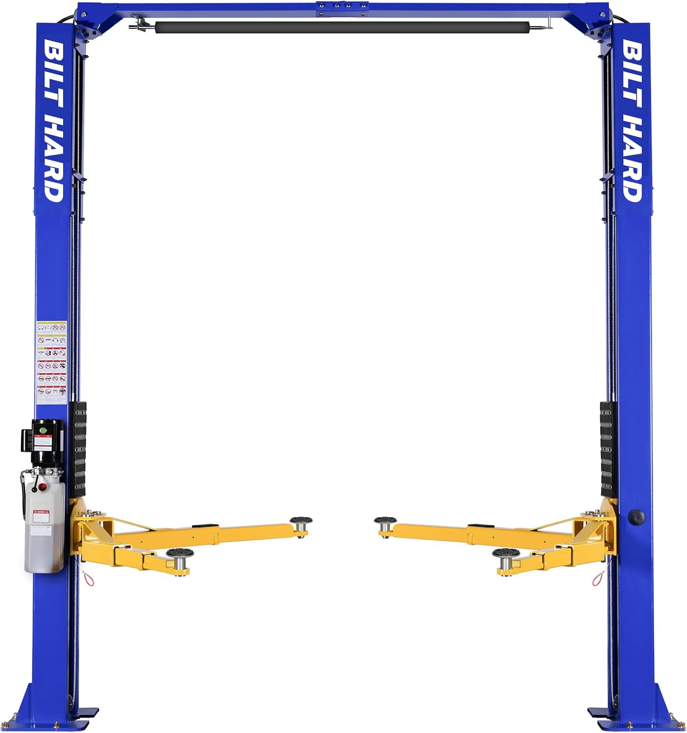 Two Post Car Lift 10000 LBS Capacity, 3HP 1PH Clearfloor Automotive Vehicle Lifts with Single Point Release, 4.5Ton 2