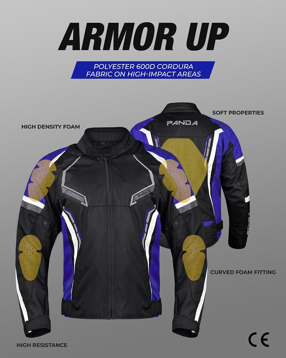 Motorcycle Jacket for Men & Women All Season Hi Viz Armored Safe Riding Enduro Dual Sport Motorbike Adventure Touring